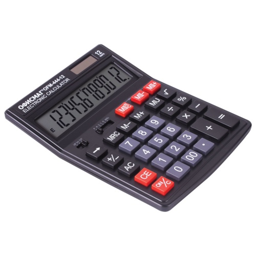 Калькулятор настольный Офисмаг OFM-444 12 разрядов 250459 фото 2